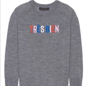 Merino Wool Tres Bien Sweater / French T-Shirt